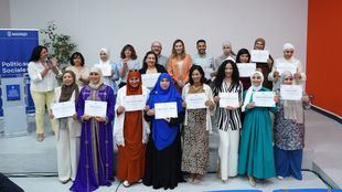 Participantes en el curso de mediación vecinal