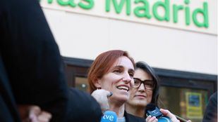 Las portavoces de Más Madrid Mónica García, Rita Maestre y Manuela Bergerot, participan en un encuentro de trabajo para fijar las líneas y prioridades estratégicas para este 2025