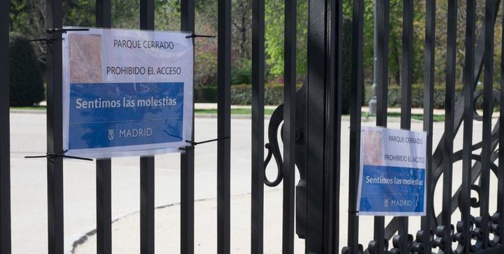 La previsión de fuertes rachas de viento obliga a cerrar el Retiro