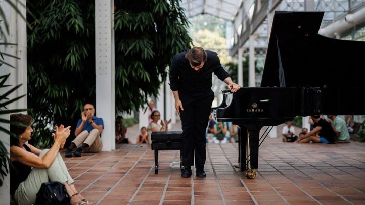Rafael Kyrychenko durante la primera edición del Piano City Madrid en 2022