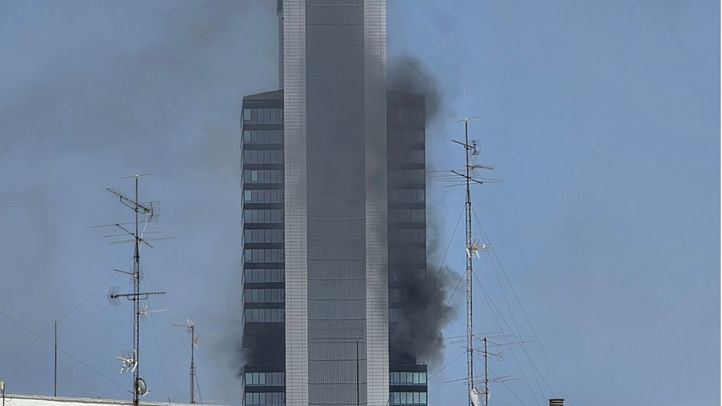 Incendio en la torre Moeve