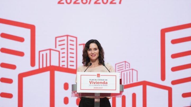 La presidenta regional presenta el Plan de Cgoque de Vivienda de la Comunidad de Madrid