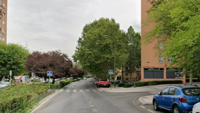 Lugar de Moratalaz donde se ha producido el atropello de la anciana