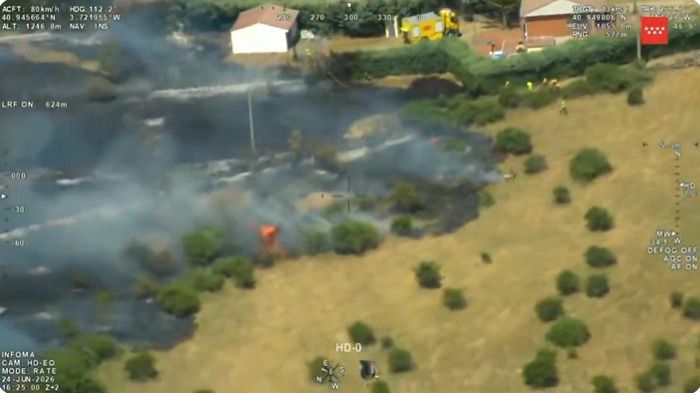 Incendio en Gargantilla del Lozoya