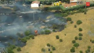 Incendio en Gargantilla del Lozoya