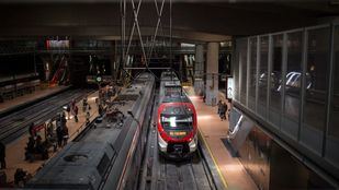 Trenes de Cercanías Atocha.