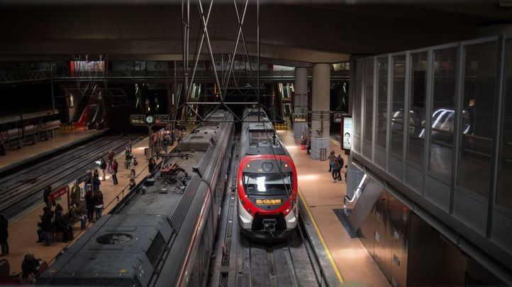 Trenes de Cercanías Atocha.