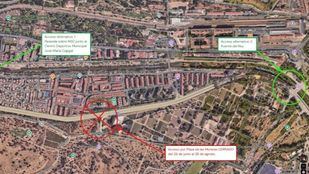 El paso peatonal inferior entre la Casa de Campo y la Colonia Manzanares permanecerá cerrado por obras de mejora hasta finales de agosto.