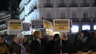 Manifestación contra la violencia machista.