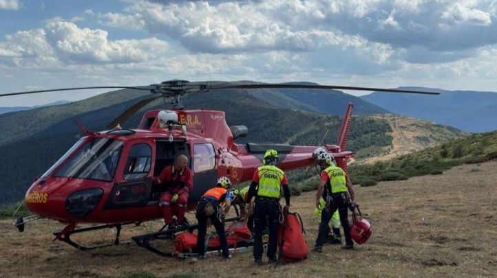 Herido un parapentista en Villavieja del Lozoya