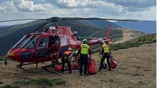 Herido un parapentista en Villavieja del Lozoya