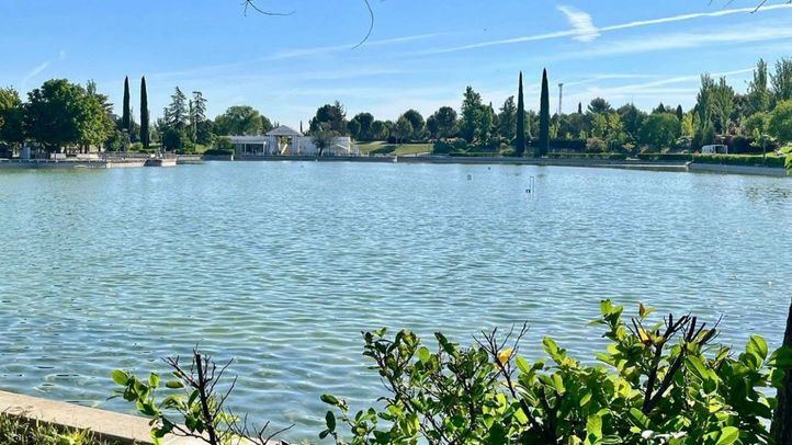 Lago del parque Juan Carlos I de Pinto