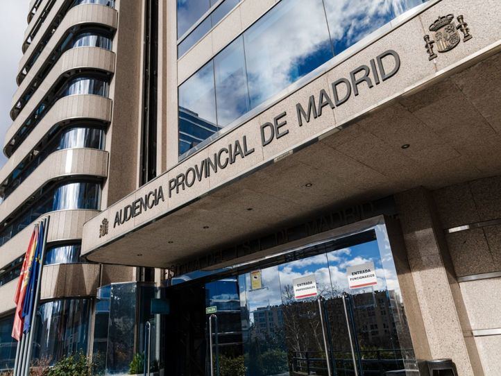Fachada de la Audiencia Provincial, a 12 de febrero de 2024