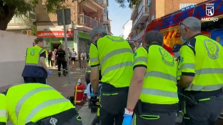 Samur atiende a los dos jóvenes hallados inconscientes