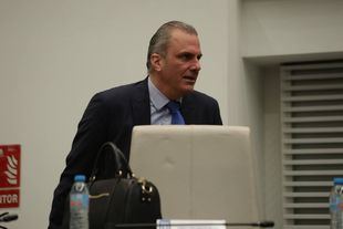Javier Ortega Smith en el Pleno de Cibeles.