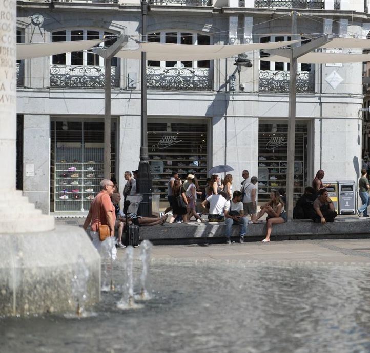 Calor en la Puerta del Sol