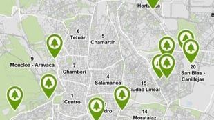 El Ayuntamiento invita a descubrir 20 zonas verdes con la aplicación Parques de Madrid.