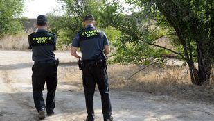 Una pareja de la guardia civil rural.