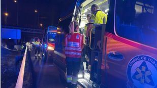 La noche del domingo deja un muerto y siete heridos en dos accidentes de tráfico