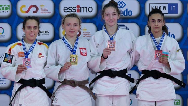 Las judokas madrileñas en el Campeonato de Europa Cadete