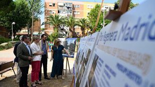 La vicealcaldesa, Inma Sanz, ha visitado las obras de la Colonia Urpisa.