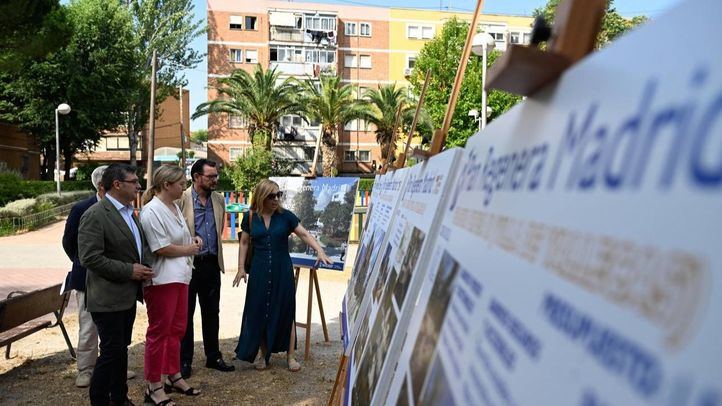 La vicealcaldesa, Inma Sanz, ha visitado las obras de la Colonia Urpisa.