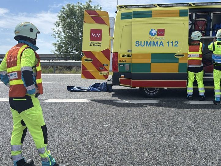 Herido de gravedad un motorista tras chocar con un coche en Collado Mediano