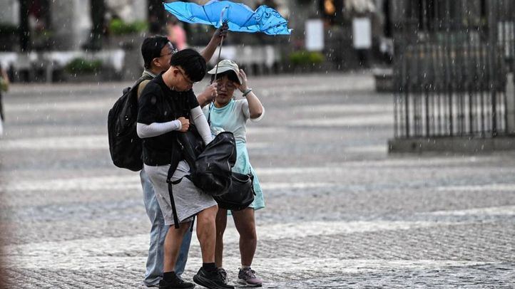 Tormenta en Madrid Centro