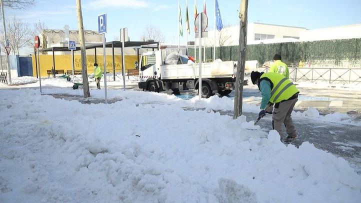 Efectos del paso de Filomena por Boadilla