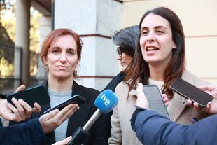 Las portavoces de Más Madrid Mónica García, Rita Maestre y Manuela Bergerot, participan en un encuentro de trabajo para fijar las líneas y prioridades estratégicas para este 2025