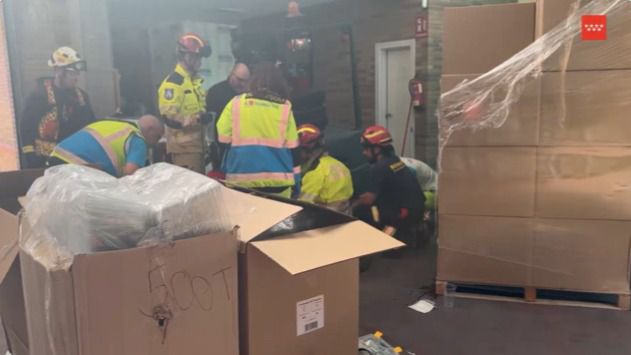 Heridos graves dos trabajadores en accidentes laborales en Arganda y Griñón