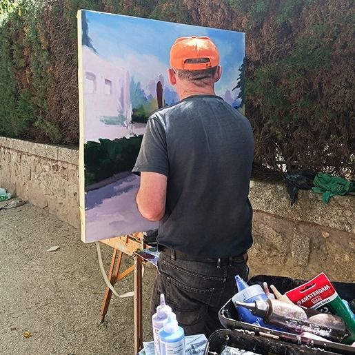 Torrelodones convierte sus calles en un estudio de pintura al aire libre