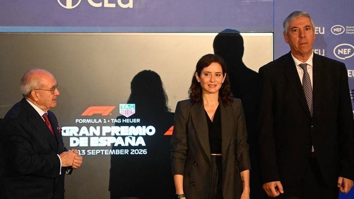 Ayuso presenta la Fórmula 1 como un motor económico para la Comunidad de Madrid y reivindica el papel de Ifema
