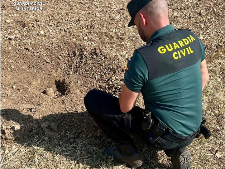 Destruido un proyectil de la Guerra Civil encontrado por un vecino en San Martín de Valdeiglesias