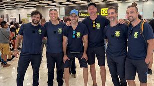 Regresan a Madrid seis bomberos desplegados tras los terremotos de Venezuela