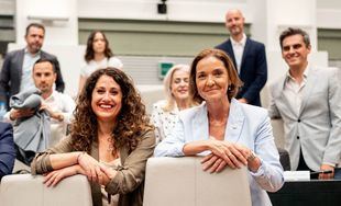 Enma López y Reyes Maroto durante el Debate de la Ciudad