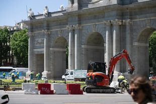 Madrid limitará desde el viernes a dos carriles por sentido el tráfico entre Cibeles y la Puerta de Alcalá