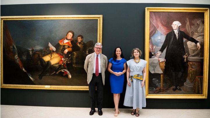 La Academia de San Fernando acoge el retrato de George Washington en el 250º aniversario de la independencia de EE.UU.