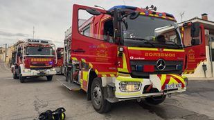 Una dotación de Bomberos de la Comunidad de Madrid.