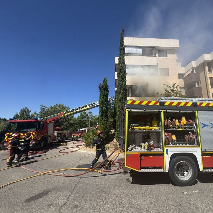 Extinguido sin heridos un incendio en una vivienda en Pozuelo de Alarcón
