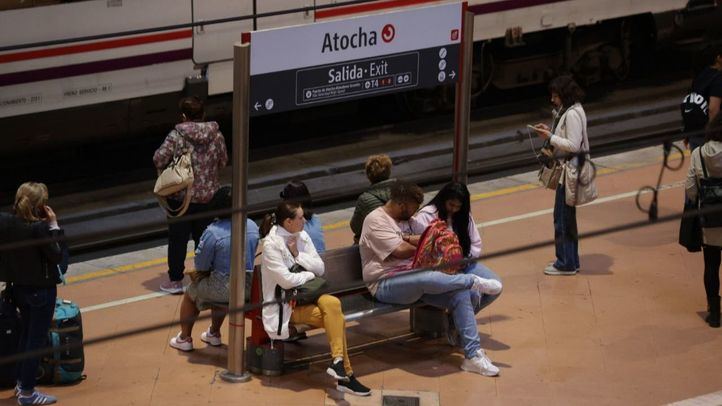 La estación de Atocha, un día después del gran apagón