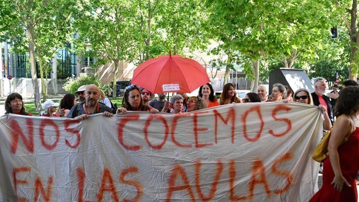 Protesta por el calor en las aulas