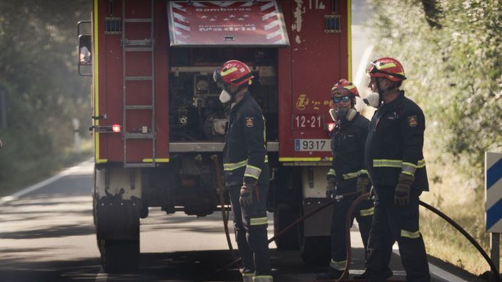El incendio de Lozoyuela desciende a nivel 1 y la UME se retira tras quedar estabilizado