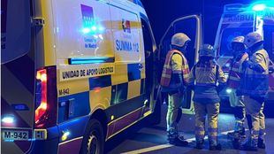 Trasladada al hospital tras explotar su bombona de oxígeno