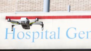 Dron para reparto de material sanitario