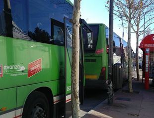 Imagen de archivo: Autobús interurbano en la Comunidad de Madrid.
