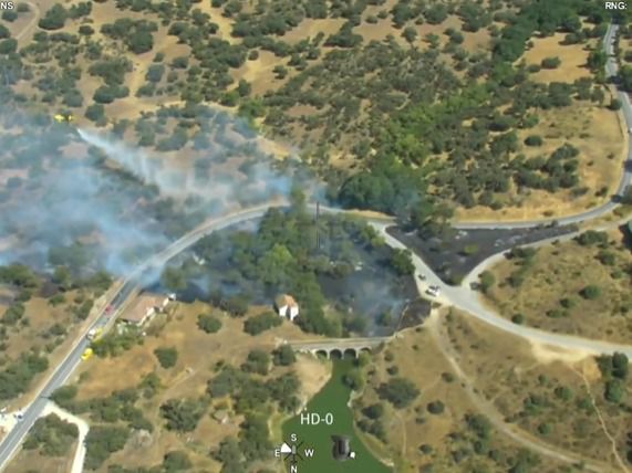 Controlado en media hora un incendio forestal declarado en Pedrezuela