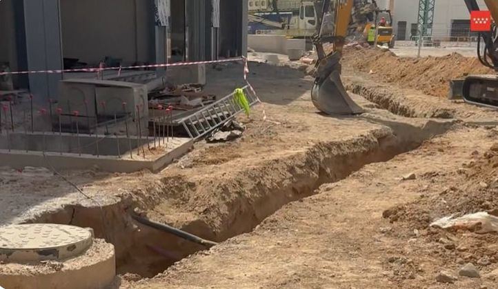 Obra en la que se ha producido un accidente laboral en Aanjuez