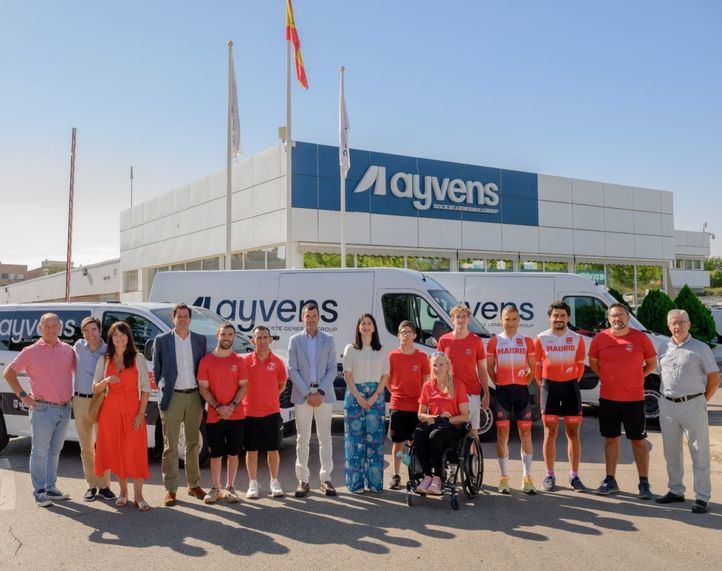 Ayvens patrocinará durante dos años al equipo paralímpico de la Federación Madrileña de Ciclismo