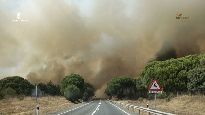 Realojadas algunas urbanizaciones en Aldea del Fresno afectadas por el incendio